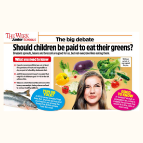 Should children be paid to eat their greens