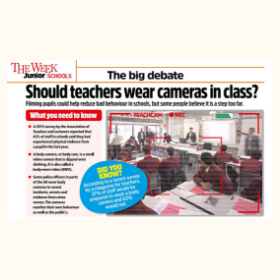 Should teachers wear cameras in class?